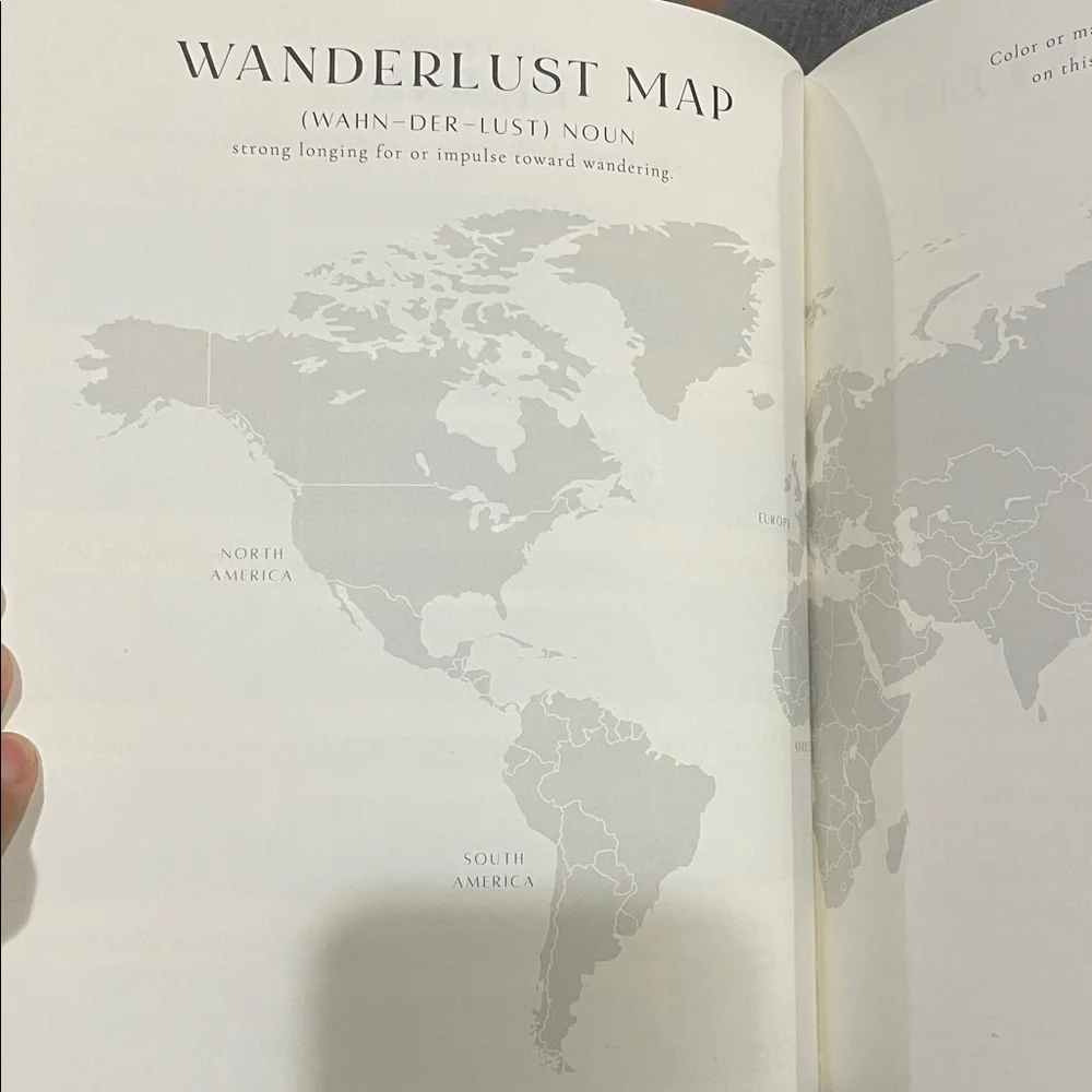 Travel Journal Soft with Gold Lettering Hard Cover
